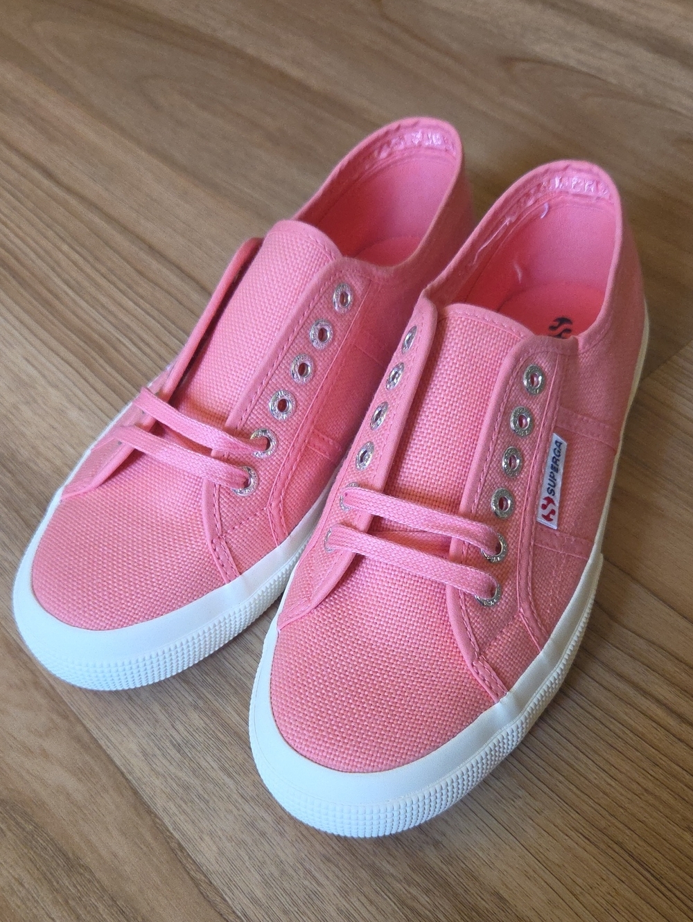 Superga 2750 Cotu Classic Sneaker Coral Pink Canvas Slip-On Sneakers